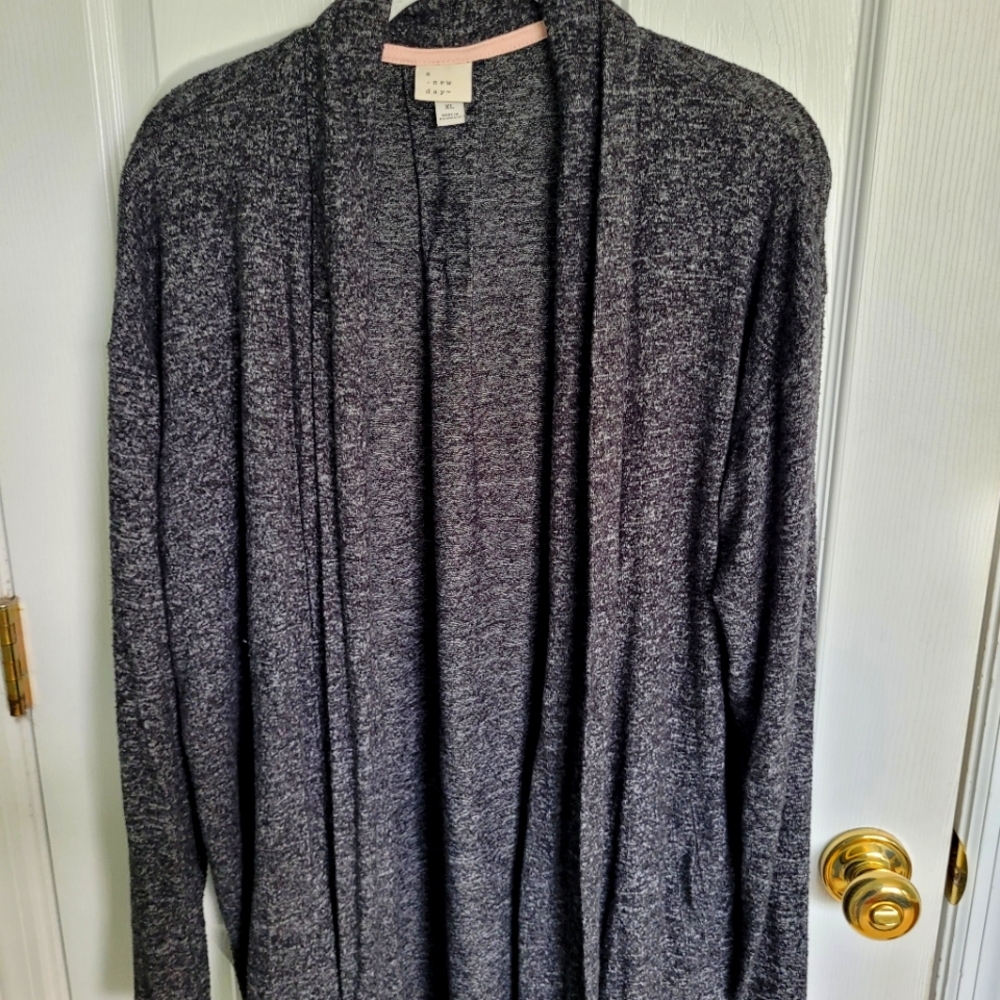 A New Day Charcoal Cardigan